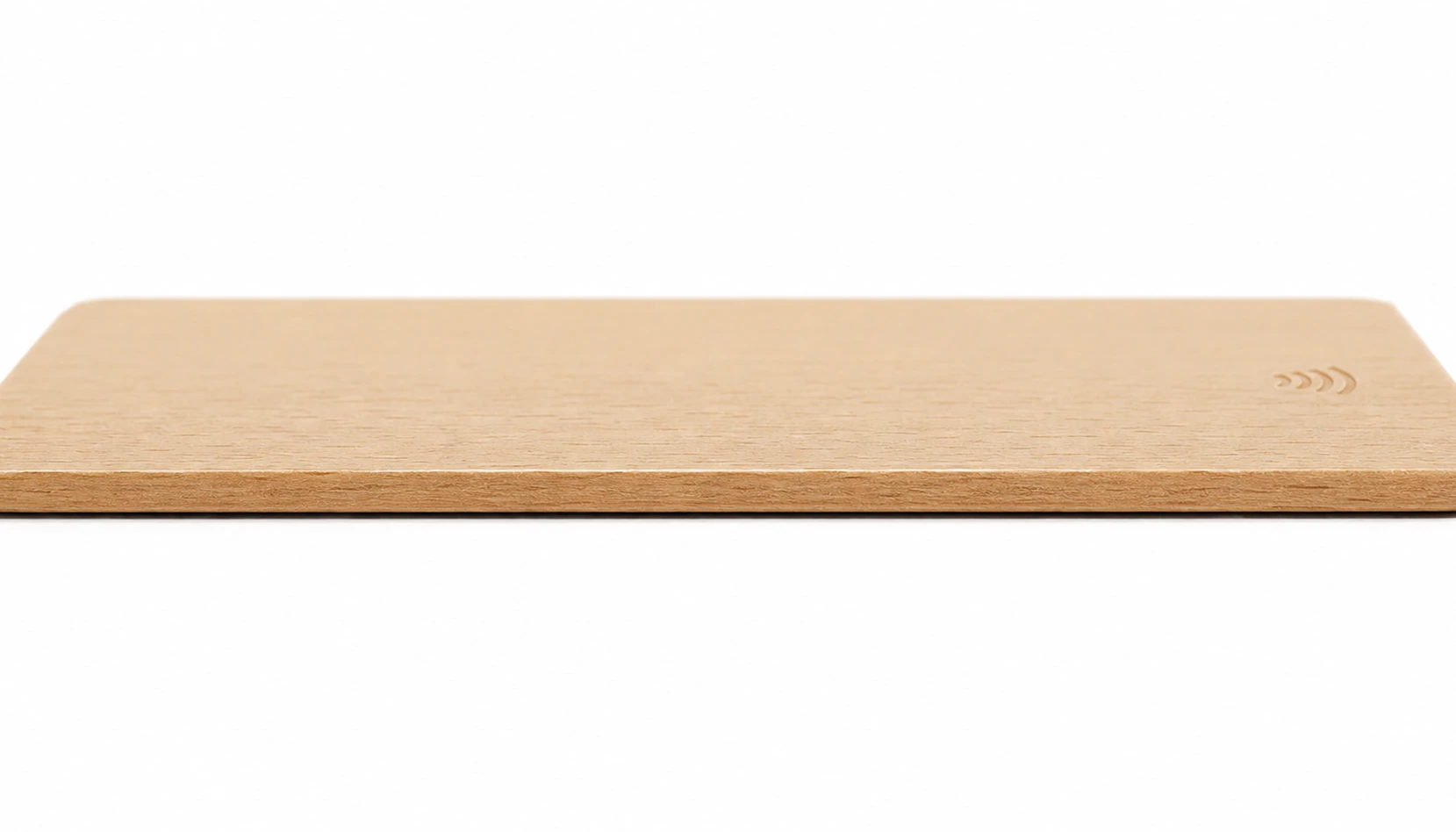 Beech card side edge profile