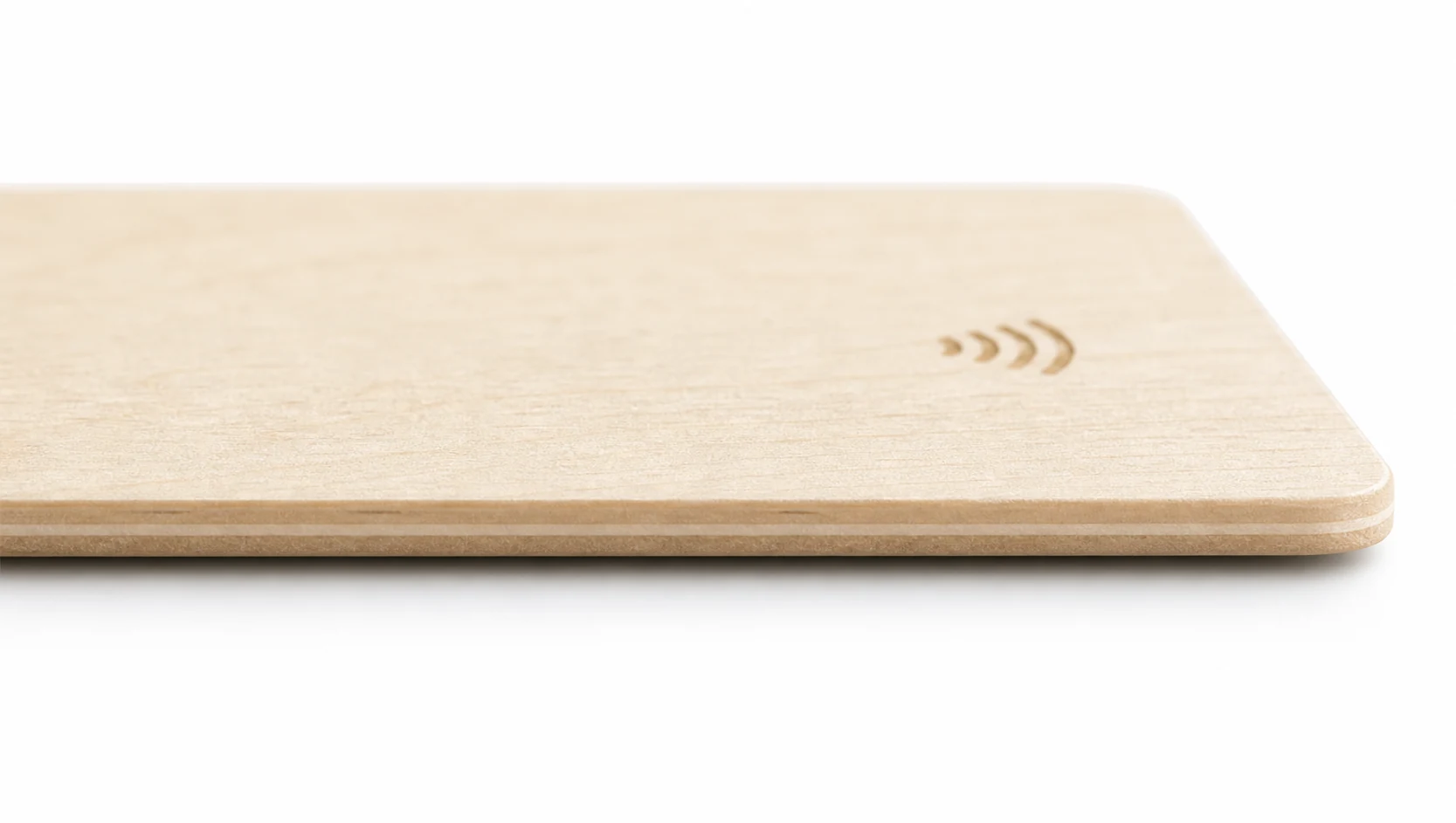 Birch card side edge profile