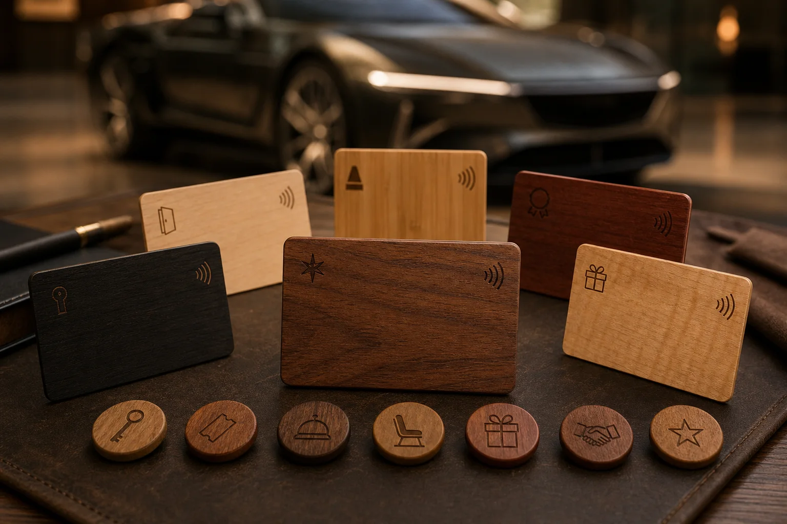 Siete beneficios que puede respaldar una tarjeta de madera VIP automotriz