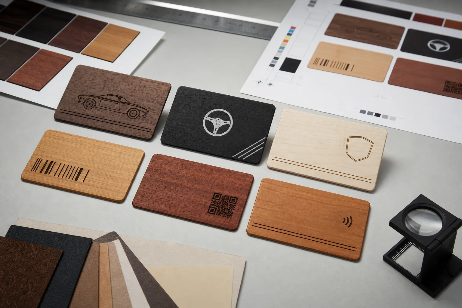 What Can Be Personalized on a Wooden RFID Card?