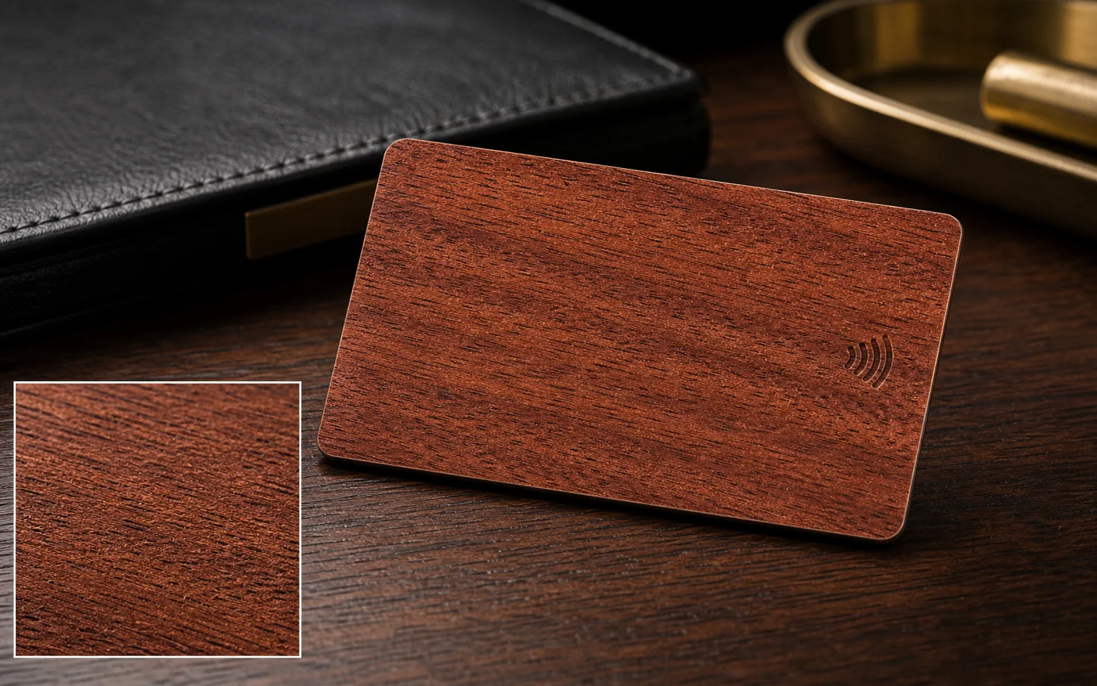 Yacht club wooden membership cards · view 1