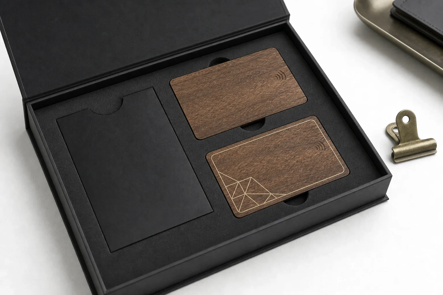 Yacht club wooden membership cards · view 3