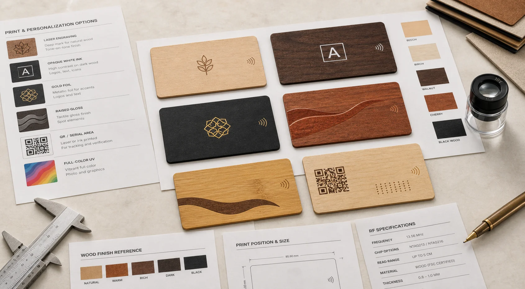 Wooden RFID Card Encoding