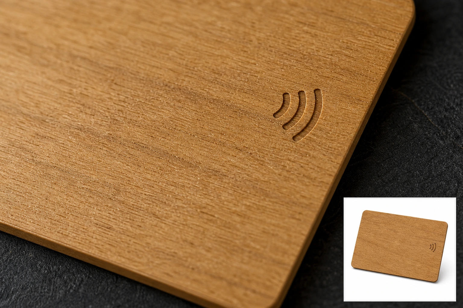 Cherry surface macro with full-card inset