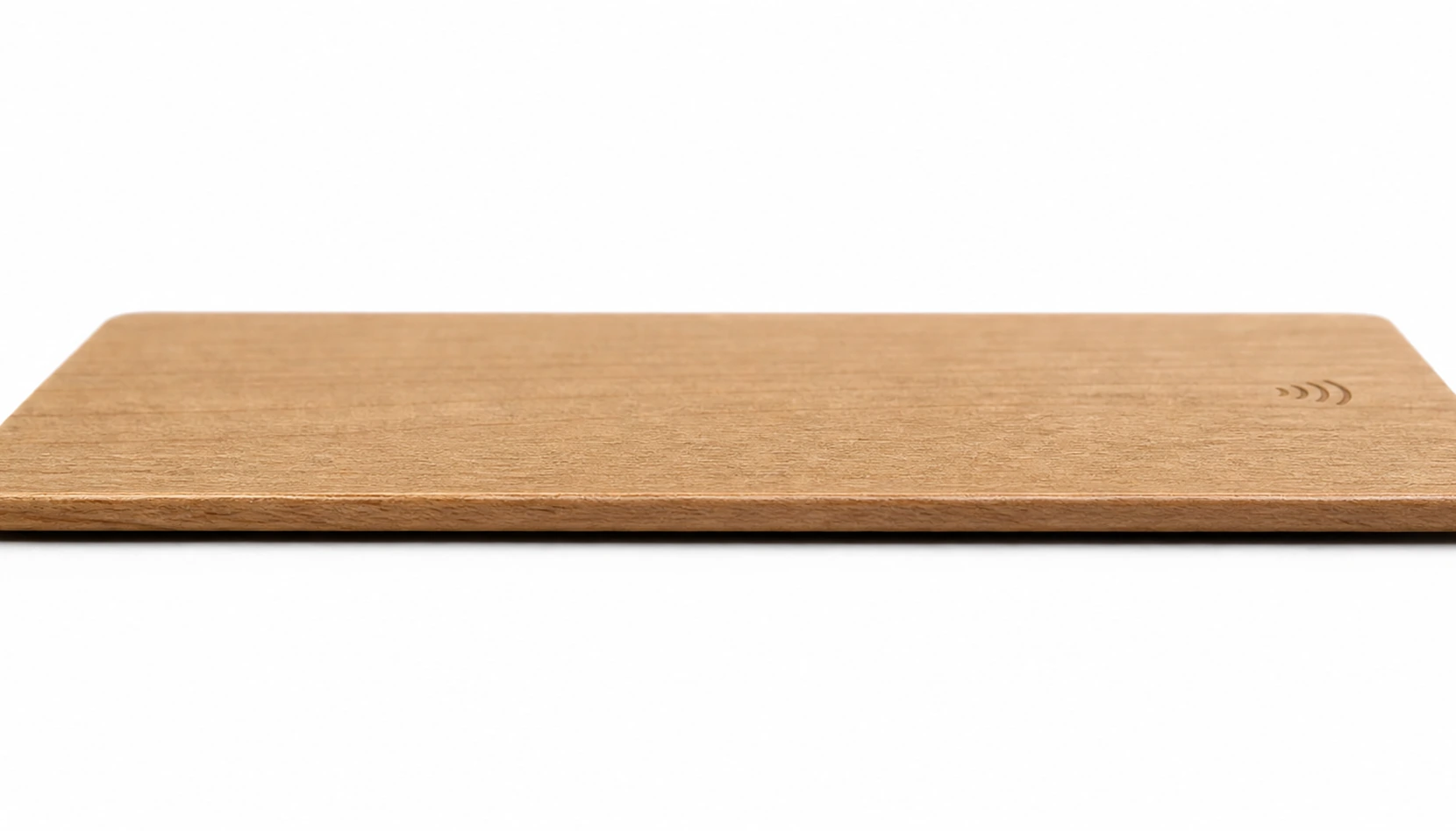 Cherry card side edge profile