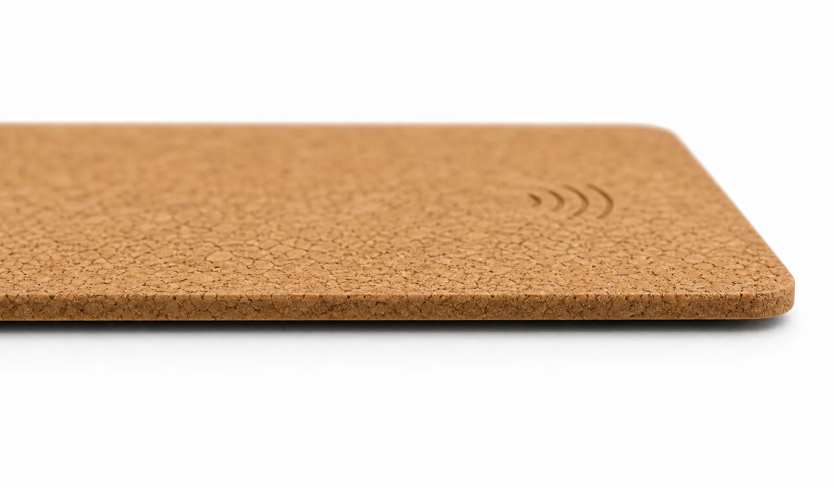 Cork RFID card side edge profile