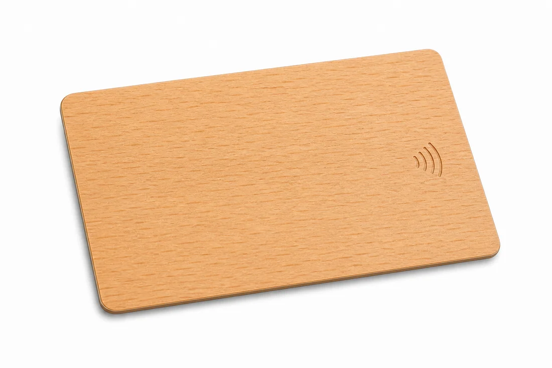 Natural beech card body