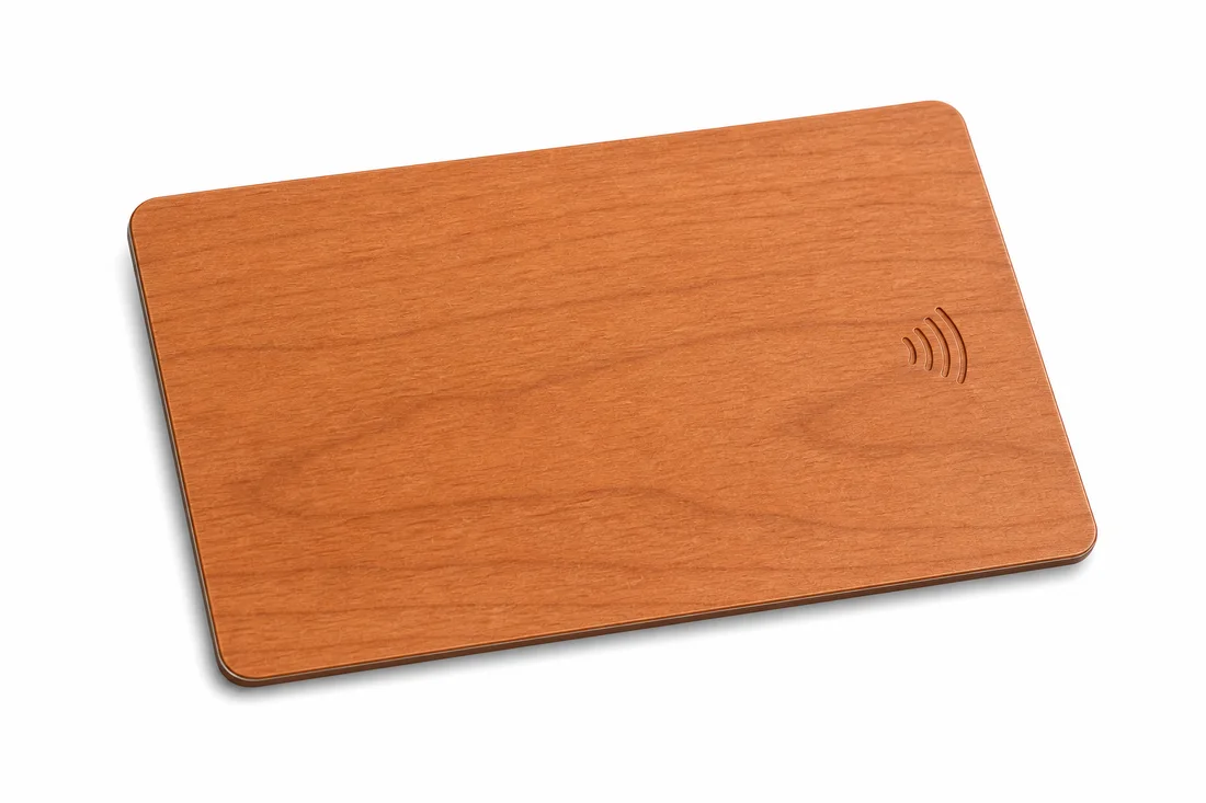 Natural cherry card body