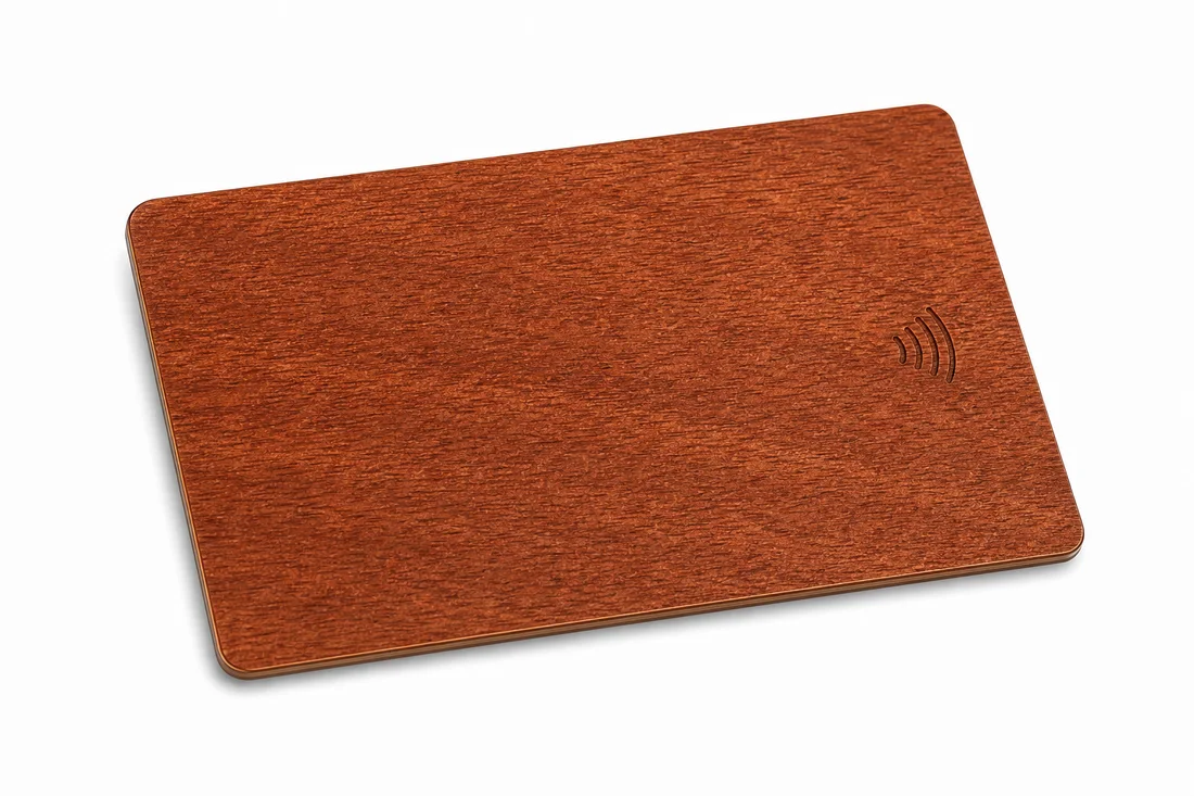Sapele material card body