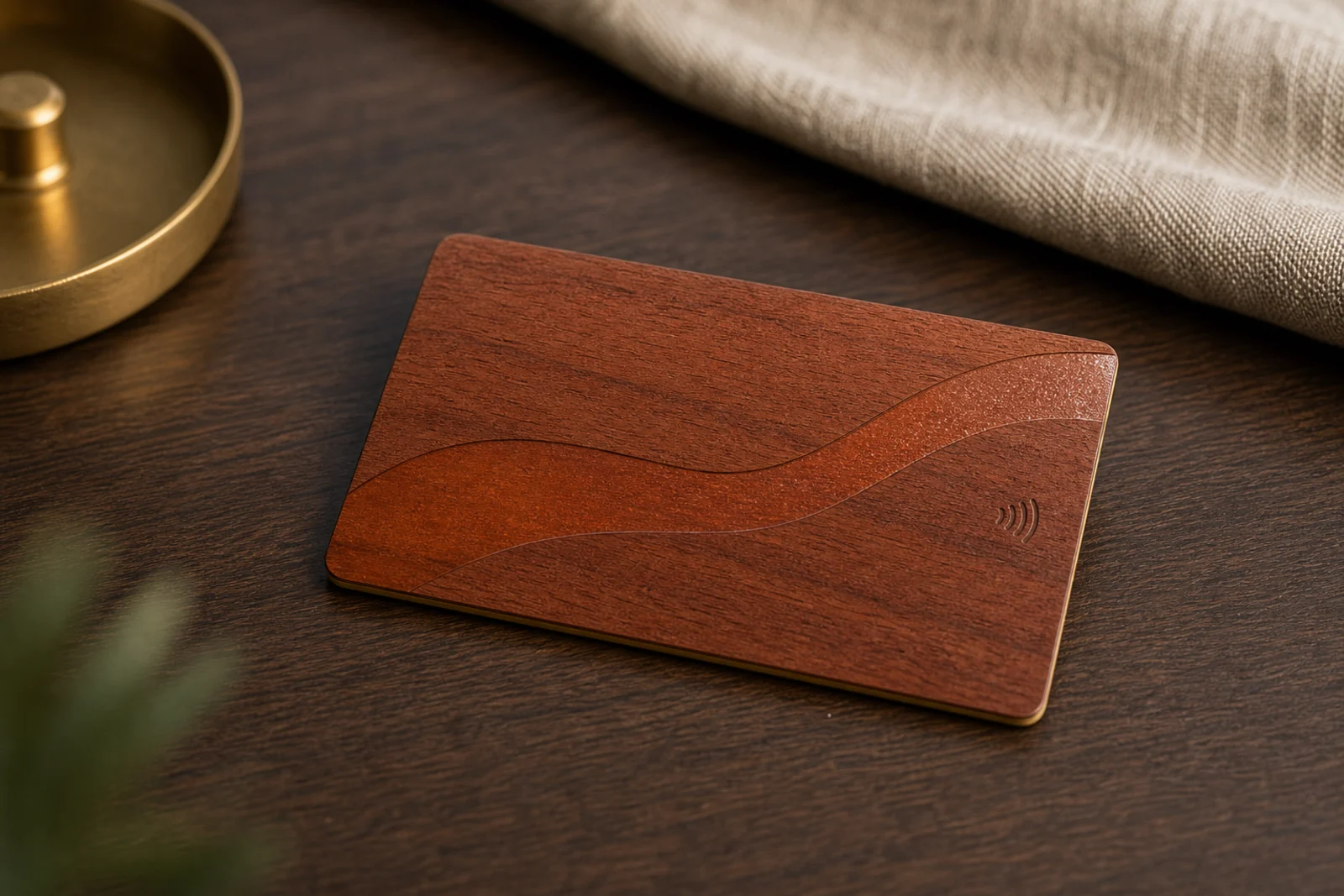 Cherry Wood RFID Cards
